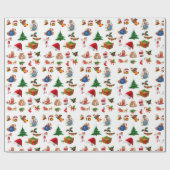 Weihnachten Geschenkpapier (Flach)