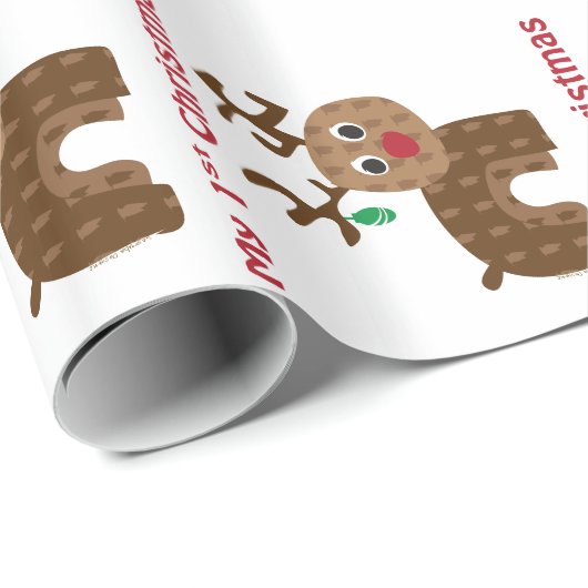 Weihnachten Geschenkpapier (Rolleneckpunkt)