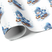 Weihnachten geschenkpapier (Rolleneckpunkt)