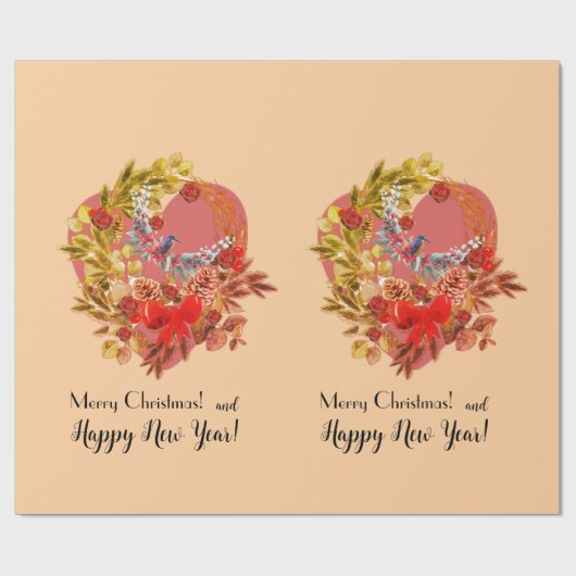 Weihnachten Geschenkpapier (Flach)