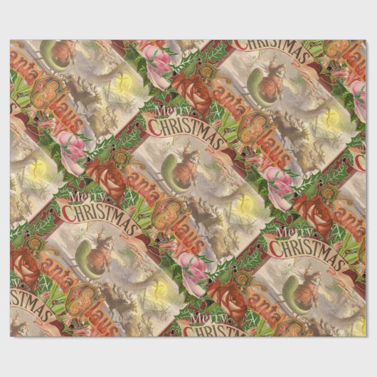 Weihnachten Geschenkpapier (Flach)