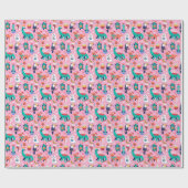 Weihnachten Geschenkpapier (Flach)