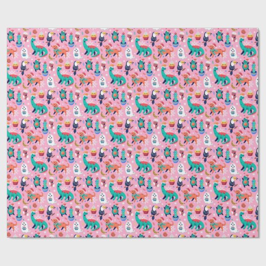 Weihnachten Geschenkpapier (Flach)