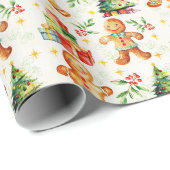 Weihnachten Geschenkpapier (Rolleneckpunkt)