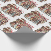 Weihnachten Geschenkpapier (Ecke)