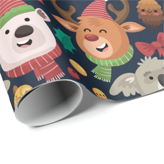 Weihnachten Geschenkpapier (Rolleneckpunkt)