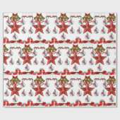 Weihnachten Geschenkpapier (Flach)