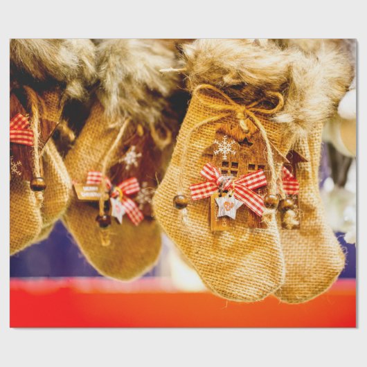 Weihnachten Geschenkpapier (Flach)