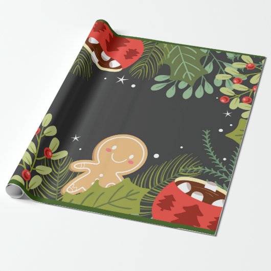 Weihnachten Geschenkpapier (Ungerollt)