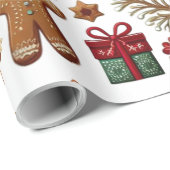 Weihnachten Geschenkpapier (Rolleneckpunkt)