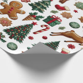 Weihnachten Geschenkpapier (Ecke)