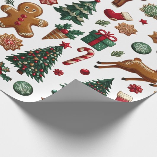 Weihnachten Geschenkpapier (Ecke)