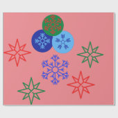 Weihnachten Geschenkpapier (Flach)