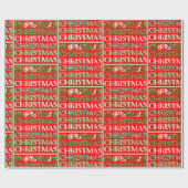 Weihnachten Geschenkpapier (Flach)