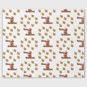 Weihnachten Geschenkpapier (Flach)