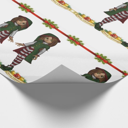 Weihnachten Geschenkpapier (Ecke)