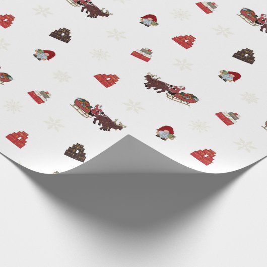 Weihnachten Geschenkpapier (Ecke)