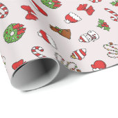 Weihnachten Geschenkpapier (Rolleneckpunkt)