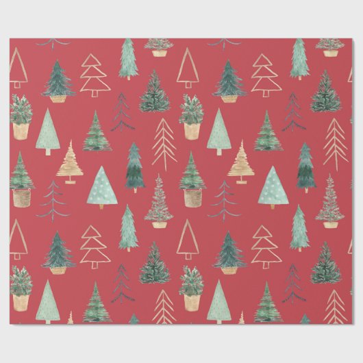 Weihnachten Geschenkpapier (Flach)