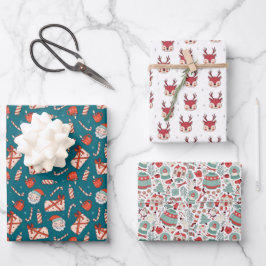 Weihnachten Geschenkpapier Set