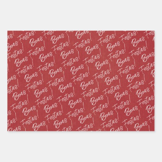 Weihnachten Geschenkpapier Set (Vorderseite 2)