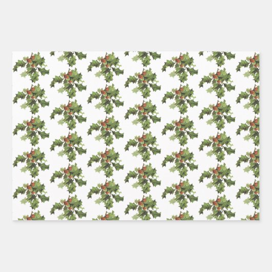 Weihnachten Geschenkpapier Set (Vorderseite 3)