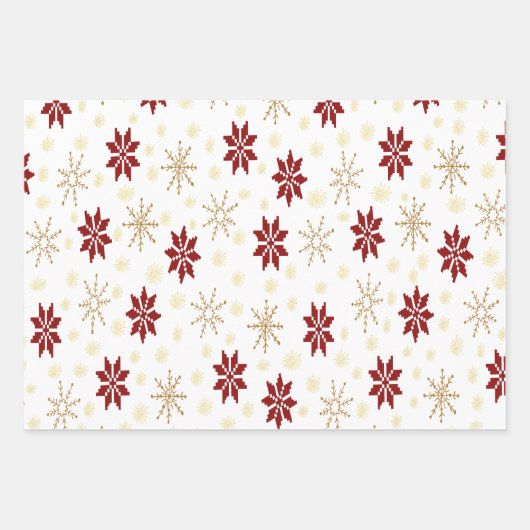 Weihnachten Geschenkpapier Set (Vorderseite 3)