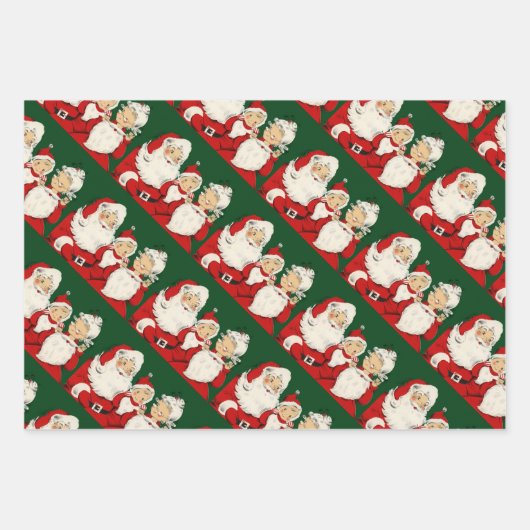 Weihnachten Geschenkpapier Set (Vorderseite 3)