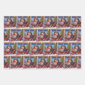 Weihnachten Geschenkpapier Set (Vorderseite 2)