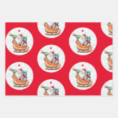 Weihnachten Geschenkpapier Set (Vorderseite 3)