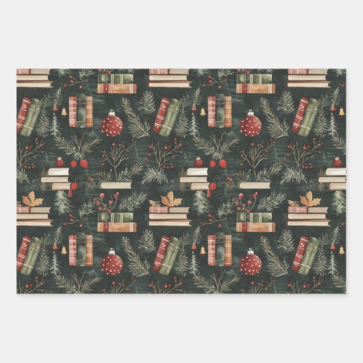 Weihnachten Geschenkpapier Set (Vorderseite 3)