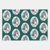 Weihnachten Geschenkpapier Set (Vorderseite)