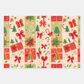 Weihnachten Geschenkpapier Set (Vorderseite)