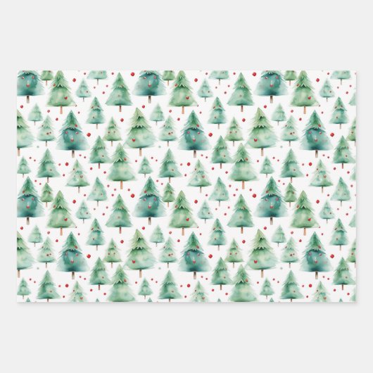 Weihnachten Geschenkpapier Set (Vorderseite 3)