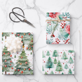 Weihnachten Geschenkpapier Set