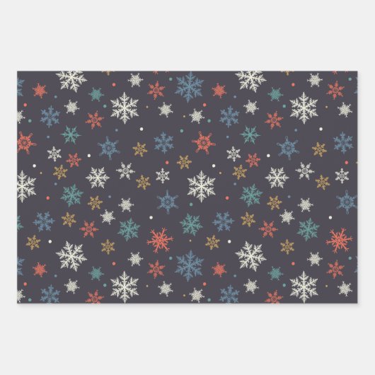 Weihnachten Geschenkpapier Set (Vorderseite)