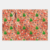 Weihnachten Geschenkpapier Set (Vorderseite 3)