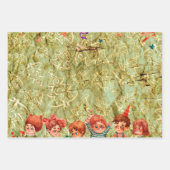 Weihnachten Geschenkpapier Set (Vorderseite)