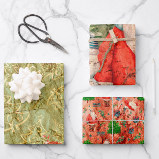 Weihnachten Geschenkpapier Set