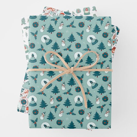 Weihnachten Geschenkpapier Set (Beispiel)