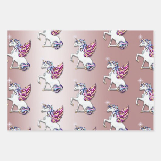 Weihnachten Geschenkpapier Set (Vorderseite)