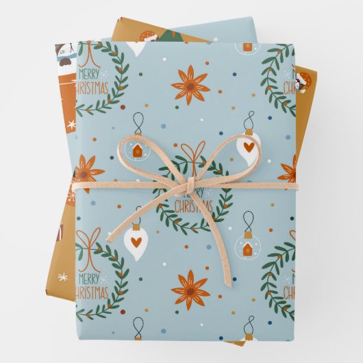 Weihnachten Geschenkpapier Set (Beispiel)