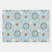 Weihnachten Geschenkpapier Set (Vorderseite)