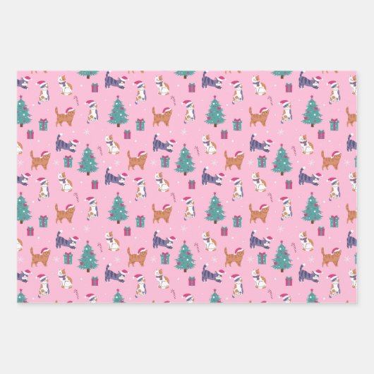 Weihnachten Geschenkpapier Set (Vorderseite)