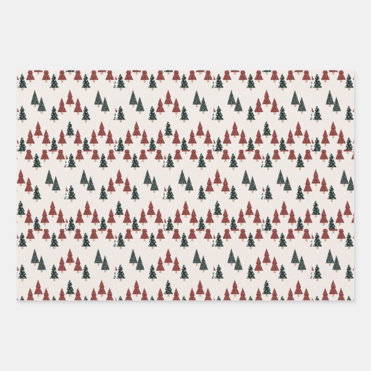 Weihnachten Geschenkpapier Set (Vorderseite 3)