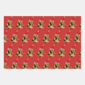 Weihnachten Geschenkpapier Set (Vorderseite)