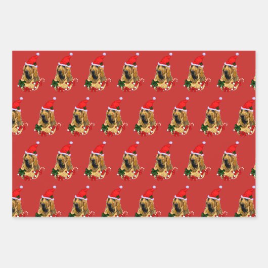 Weihnachten Geschenkpapier Set (Vorderseite)