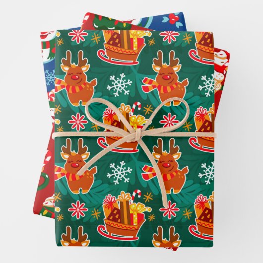 Weihnachten Geschenkpapier Set (Beispiel)