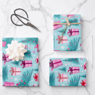 Weihnachten Geschenkpapier Set