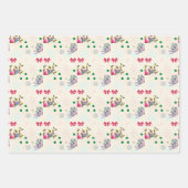 Weihnachten Geschenkpapier Set (Vorderseite)